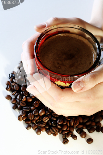 Image of Cup with coffee