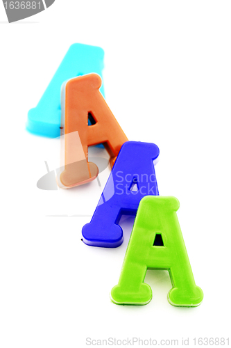 Image of Close-up of letters