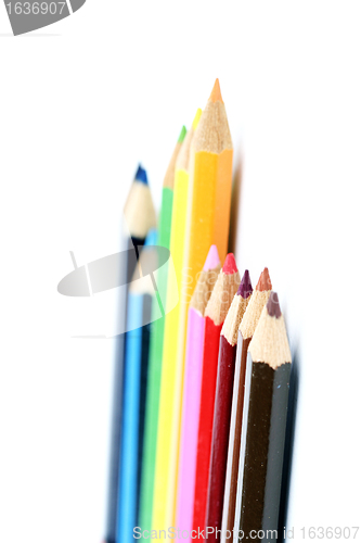 Image of Close-up pencil.