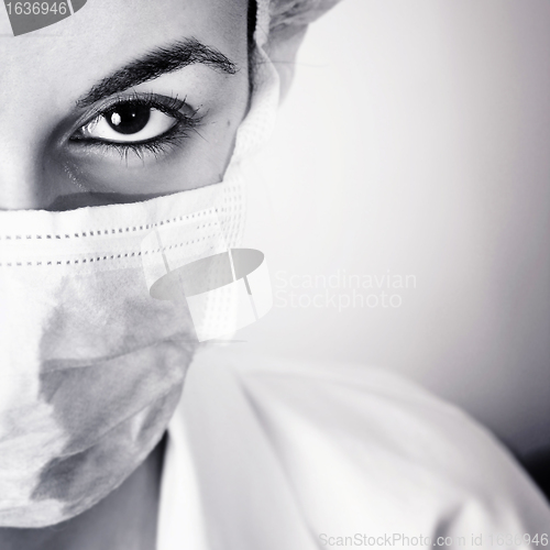 Image of Portrait of a young doctor!