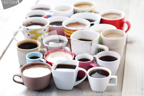 Image of lots of coffee!