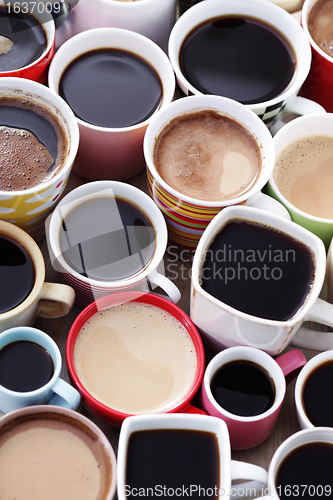 Image of lots of coffee!