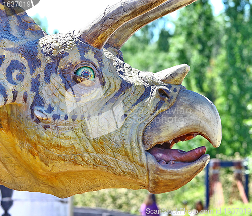 Image of Triceratops portrait