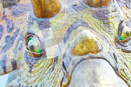 Image of Triceratops portrait