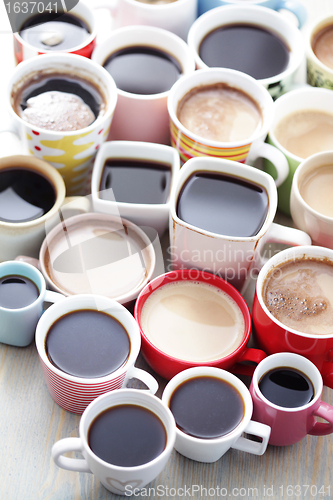 Image of lots of coffee!