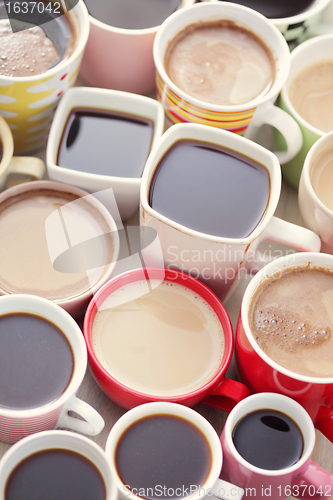 Image of lots of coffee!