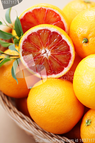 Image of red oranges