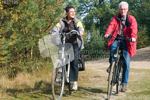 Image of Seniors on a bike