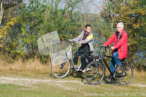 Image of Seniors on a bike