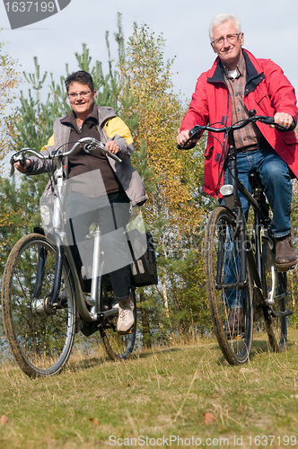 Image of Seniors on a bike