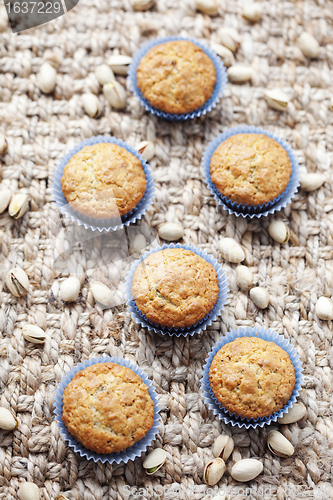 Image of pistachio muffins