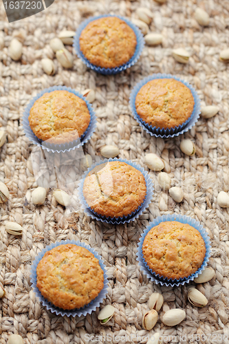 Image of pistachio muffins