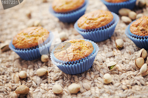 Image of pistachio muffins