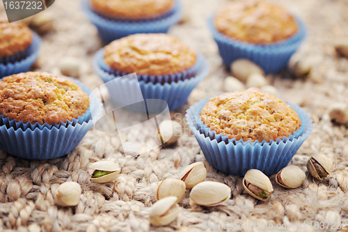 Image of pistachio muffins