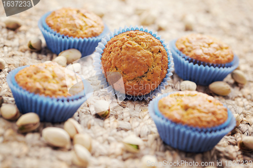 Image of pistachio muffins