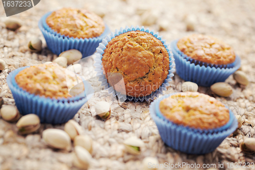 Image of pistachio muffins