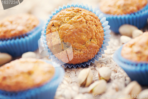 Image of pistachio muffins