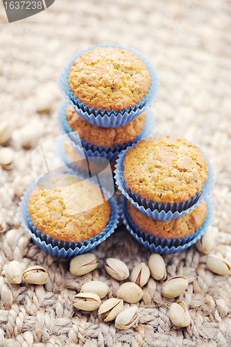 Image of pistachio muffins