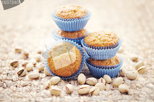 Image of pistachio muffins