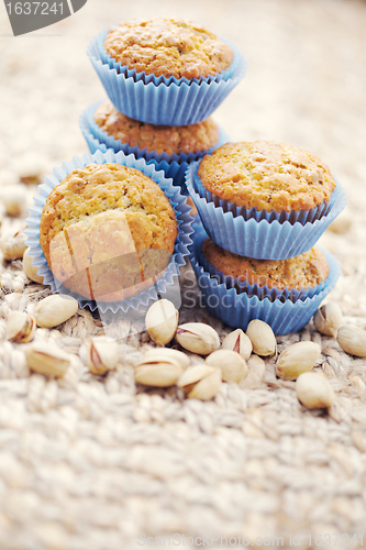 Image of pistachio muffins