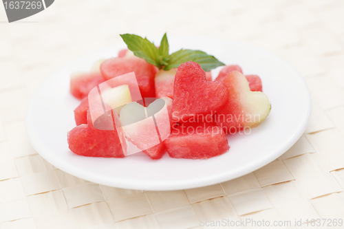 Image of watermelon hearts