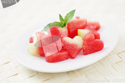 Image of watermelon hearts