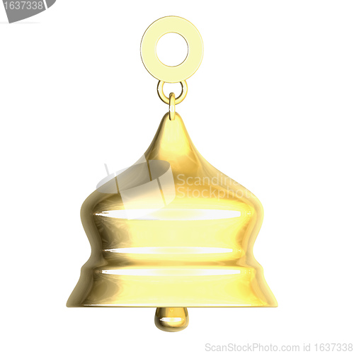 Image of golden bell (3D)