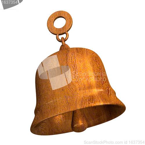 Image of bell in wood (3D) 