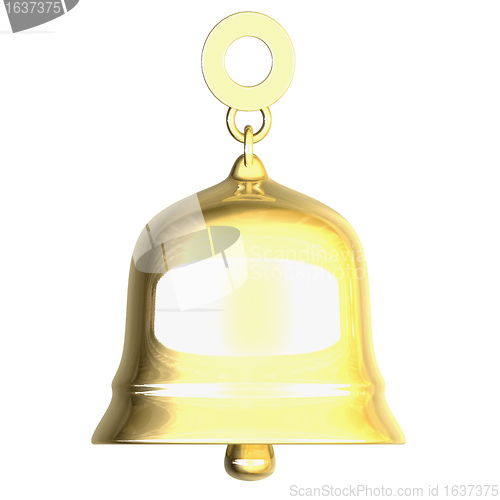 Image of golden bell (3D)