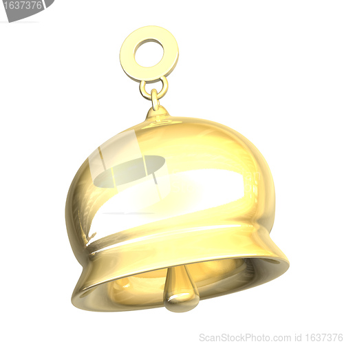 Image of golden bell (3D) 