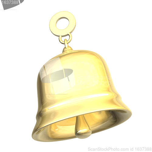 Image of golden bell (3D)