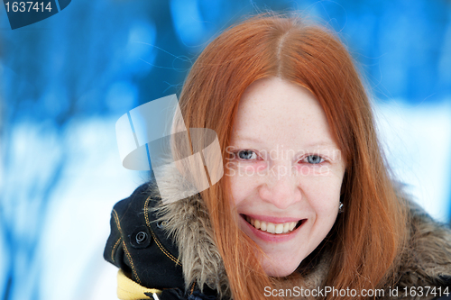 Image of redhaired young woman