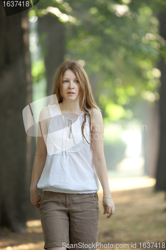 Image of redhead young woman