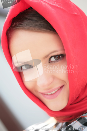 Image of girls in red kerchief