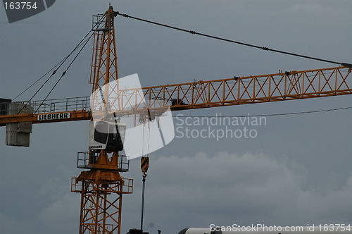 Image of Construction crane against the sky