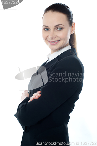 Image of Closeup shot of successful businesswoman