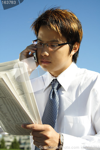 Image of Reading businessman