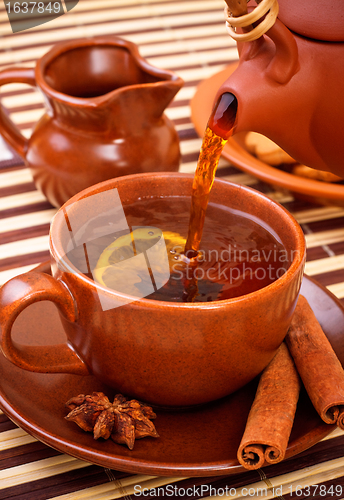 Image of pouring tea