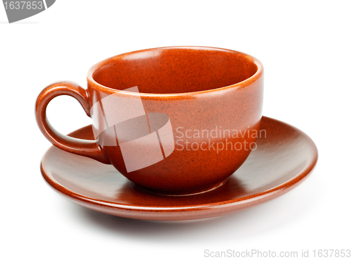 Image of coffee cup with saucer