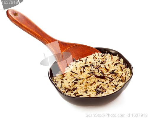 Image of Bowl Of Raw Rice