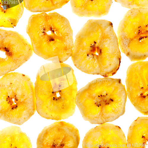 Image of Dried Banana Background