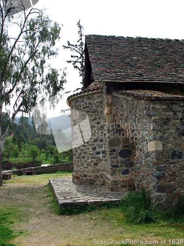 Image of St. Mary's by the side. Asinou. Cyprus