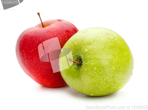 Image of Red and Green Apples