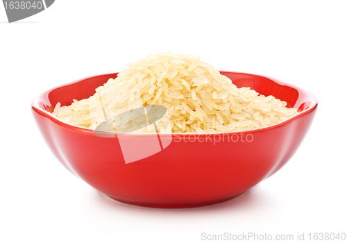 Image of Bowl Of Raw Rice