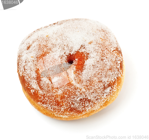 Image of donut in powdered sugar
