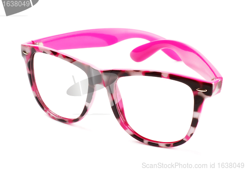 Image of pink eyeglasses