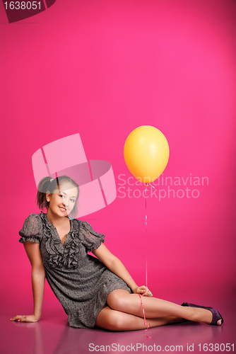 Image of Girl With Balloon