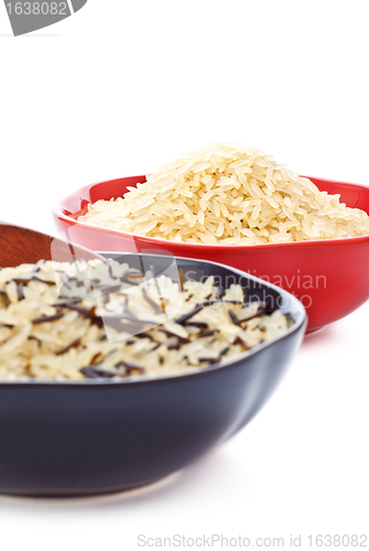 Image of Bowls Of Raw Rice