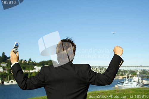 Image of Happy businessman