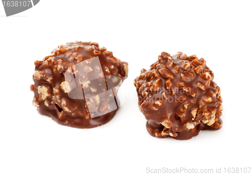 Image of chocolate candy with nuts